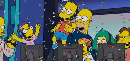 Bart Simpson becomes a pro gamer as esports goes mainstream