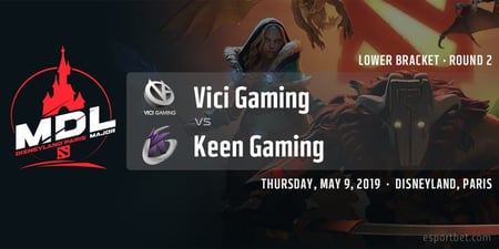 MDL Disneyland Paris Major betting – Vici Gaming v Keen Gaming