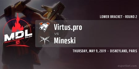 MDL Disneyland Paris Major betting – Virtus.pro v Mineski