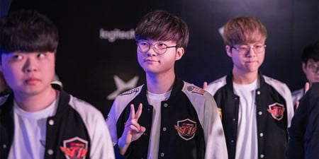 SKT T1 edge out Splyce in tight LoL Worlds quarter-final