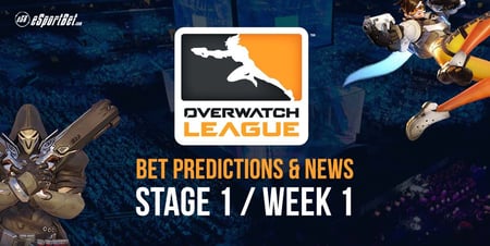 Overwatch League Week 1, Stage 1 betting preview & match tips