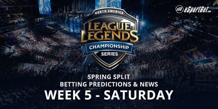 LoL: NA LCS Spring Split Week 5 predictions & team news