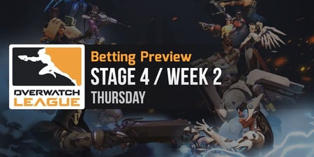 Overwatch League Stage 4, Week 2, Thu preview & free tips