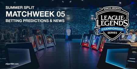 LoL: NA LCS Summer Split betting tips for Sat Week 5 Day 1