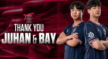 PSG Talon dump Bay & Juhan from LoL roster