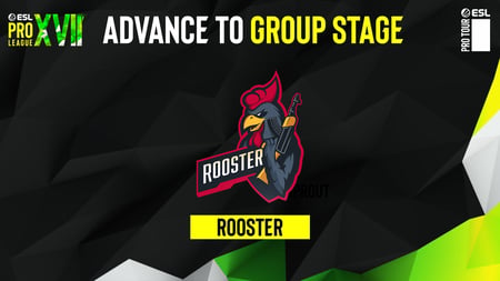 Australian CS:GO team Rooster seals spot at ESL Pro League Season 17