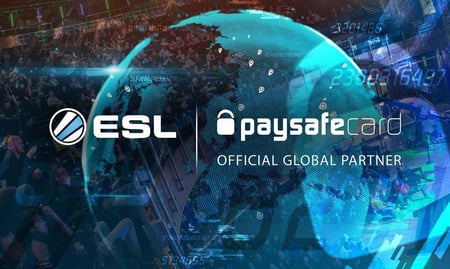 Paysafecard is now the global sponsor of the ESL in 2018