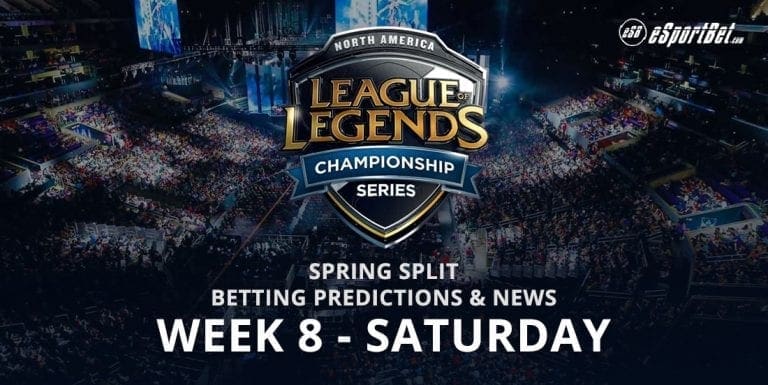 LoL: LCS NA Spring Split Week 8 Sat predictions & news