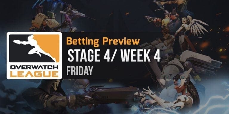 Overwatch League Stage 4, Week 4, Fri preview & free tips