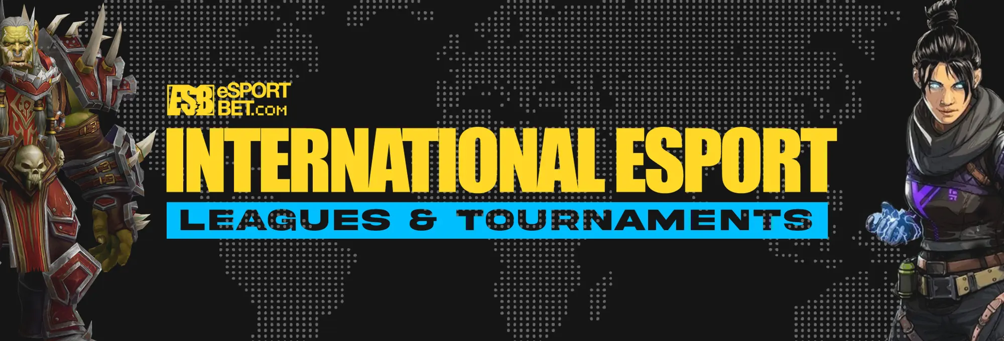 International eSport leagues and tournaments