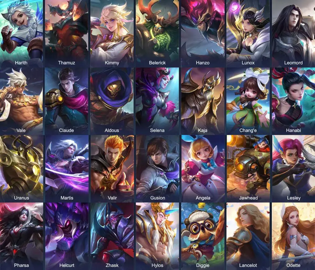 Mobile Legends Characters