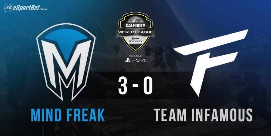 CWL Open 1 Mindfreak wins 3-0