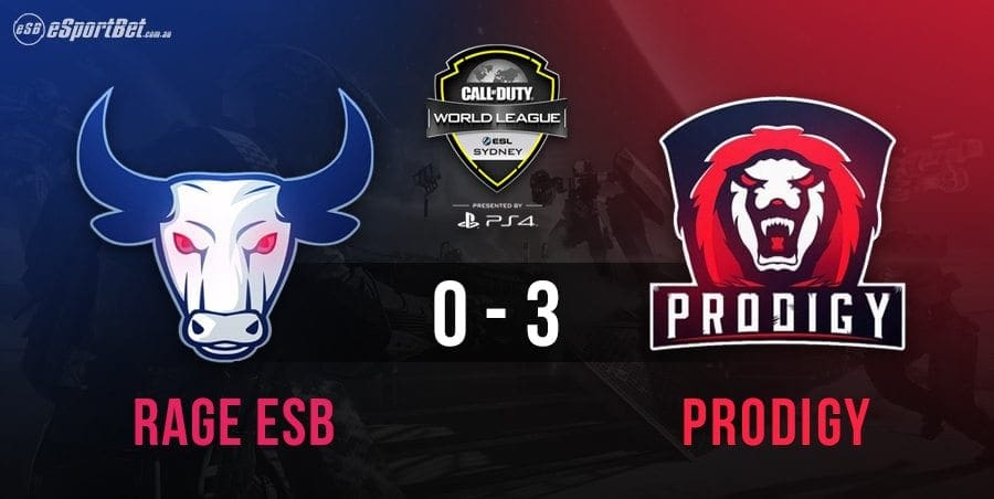 Prodigy eSports winner match 5 Call of Duty World League Sydney