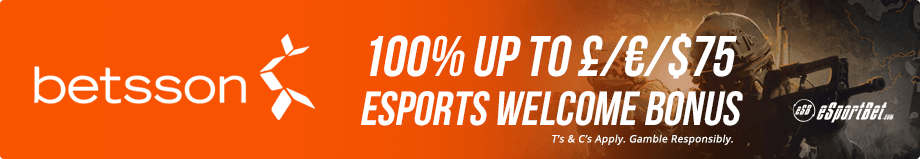 Betsson.com sign up and claim exclusive esports betting bonuses