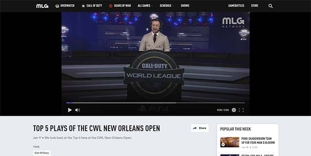 MLG.tv Call of Duty esports how to watch