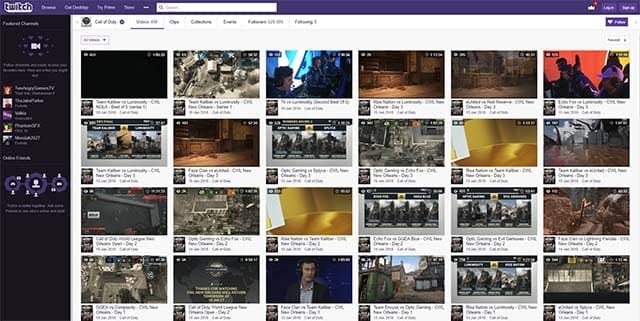 CoD esports where to watch Twitch