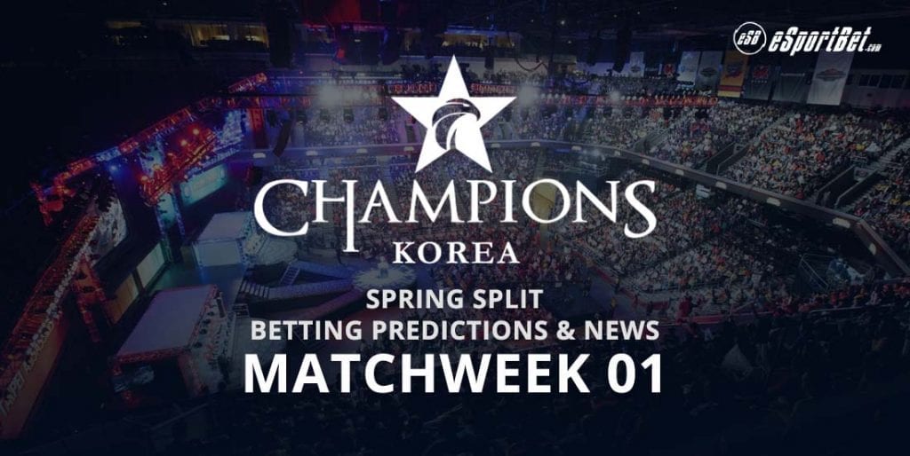 LOL: LCK Spring Split Week 1 bet predictions & team news