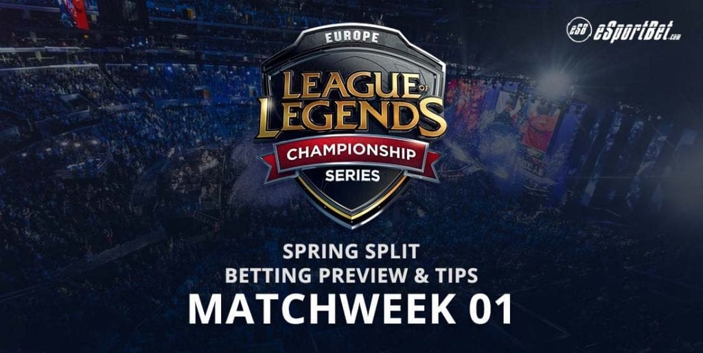 LOL: EU LCS Spring Split Week 1 bet predictions & team news