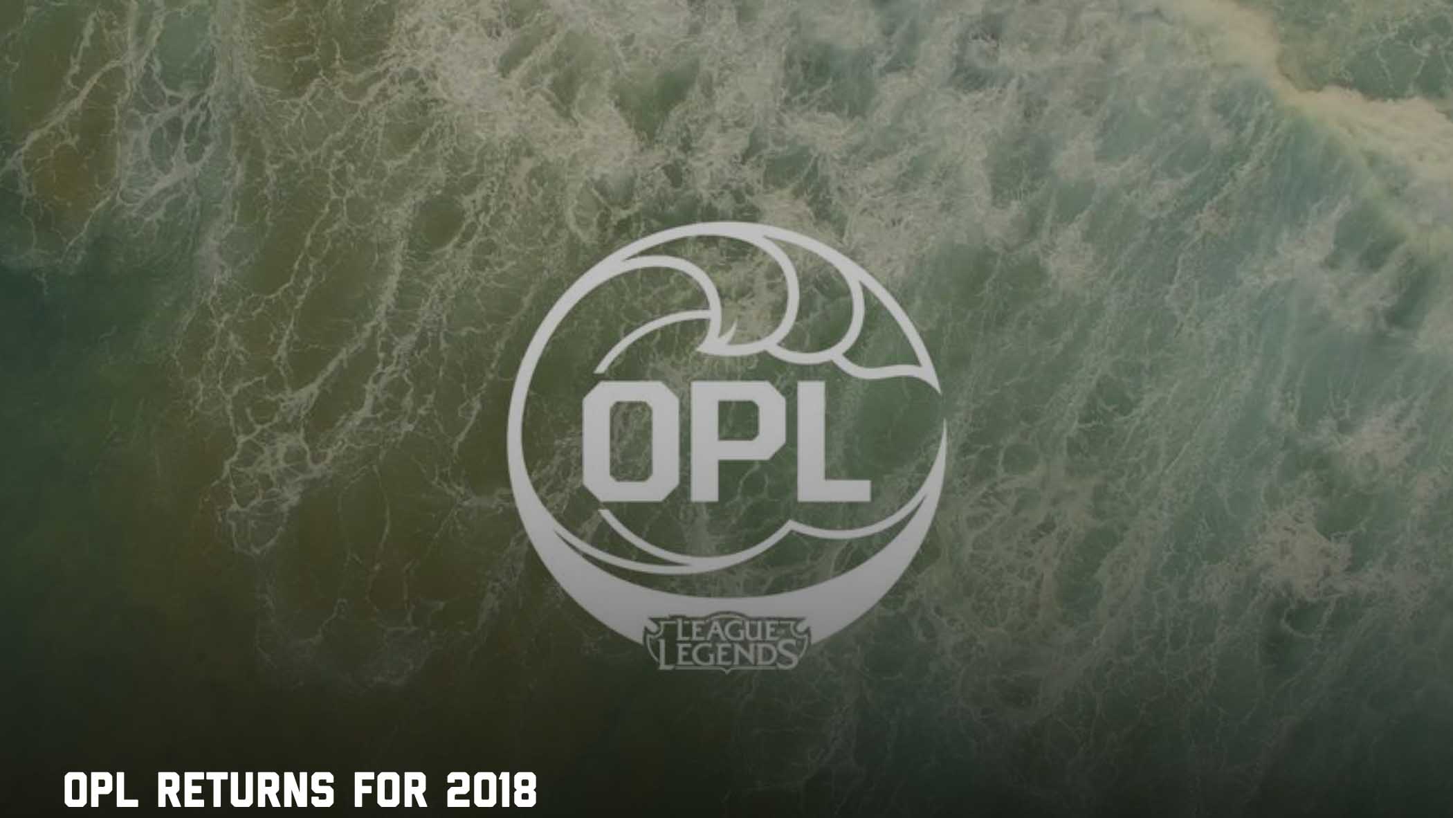 League of Legends Esports OPL Finals Preview