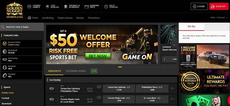 Golden Nugget esports betting review 