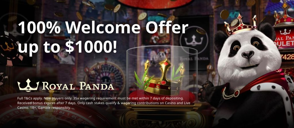 Royal Panda Welcome Bonus