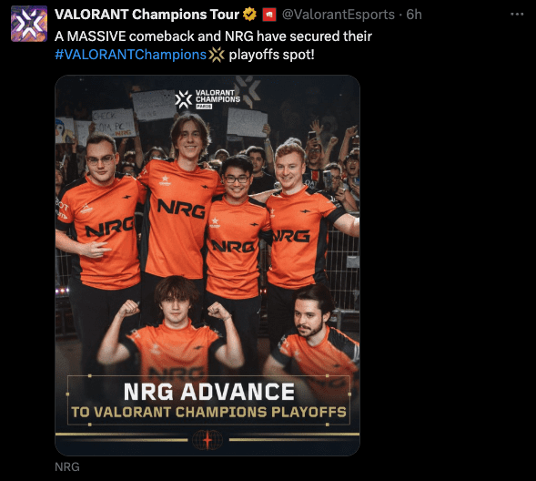 DRX advance to VALORANT Champions playoffs