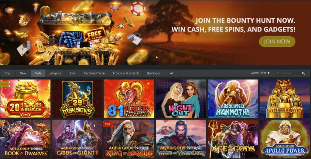 Dafabet casino slots home page