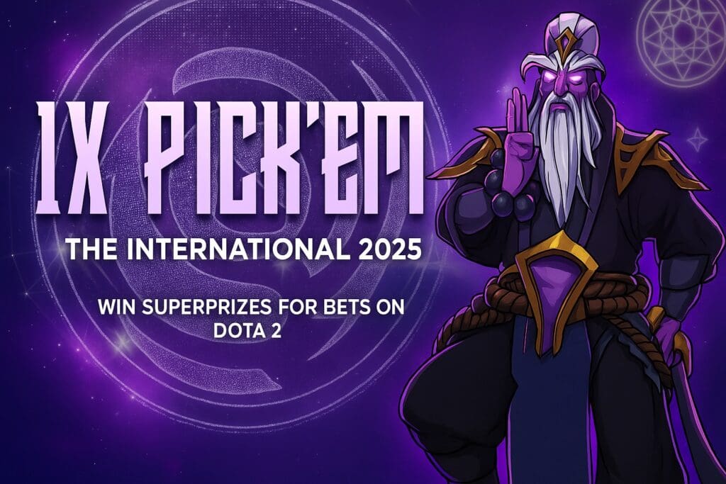 1xBet Dota 2 The International promo