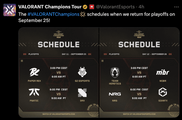 VALORANT Champions quarterfinals