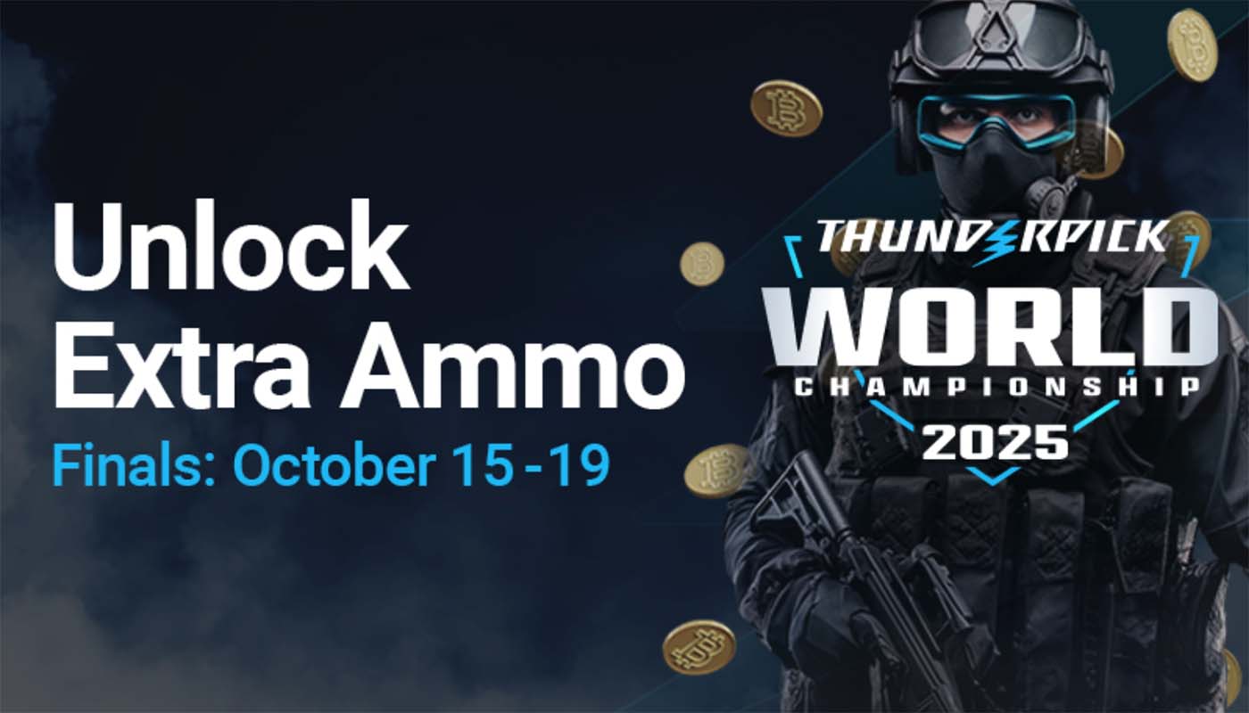 Thunderpick giving customers €20 free bet for wagering on TWC CS2